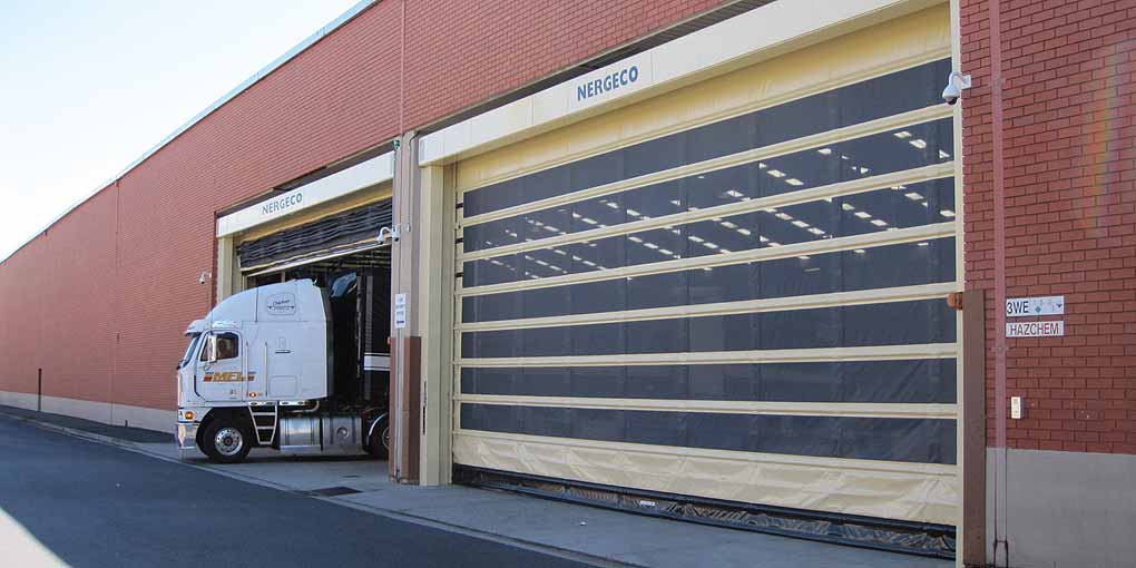 High speed doors in large dimensions at Melbourne Australia