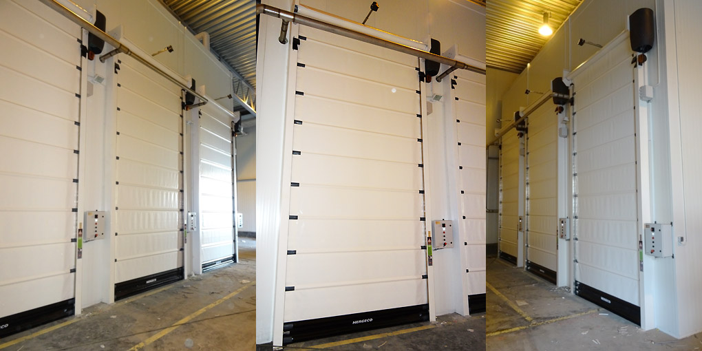 High-speed cold storage doors at Smithfield Foods